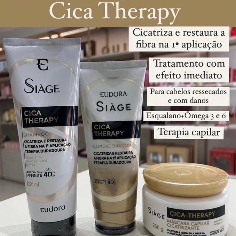 Combo Cica Therapy | Shampoo+Condicionador+Mascara