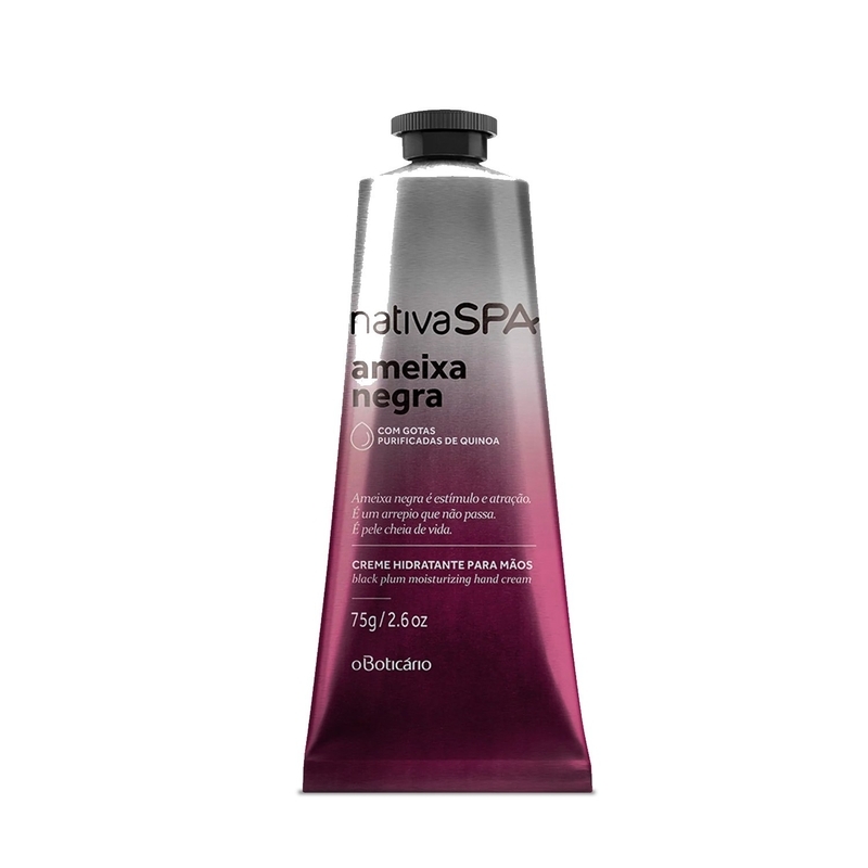 Creme Desodorante Para As Mãos Nativa Spa Ameixa Negra 75G