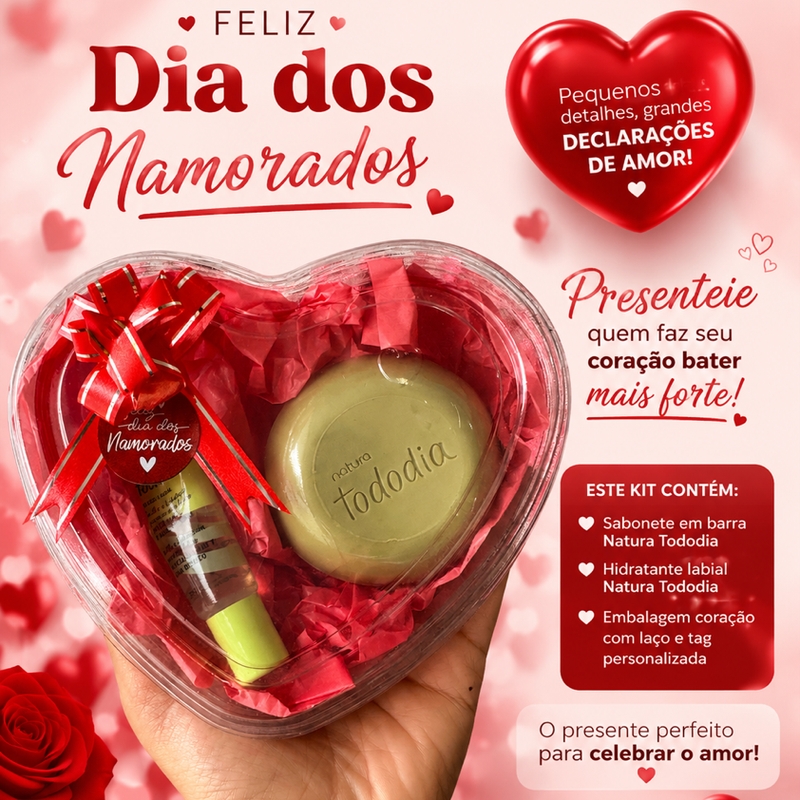 Presente Glos + Sabonete De Maçã Verde