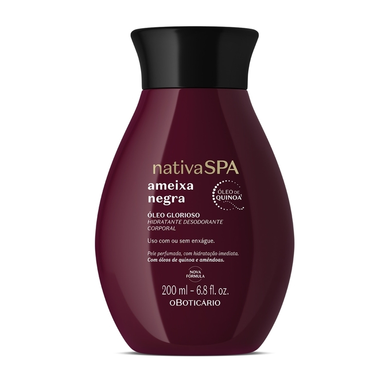 Óleo Glorioso Hidratante Desodorante Corporal Nativa Spa Ameixa Negra 200ml