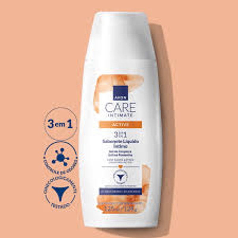 Sabonete Líquido Íntimo Avon Care Intimate Active - 125ml