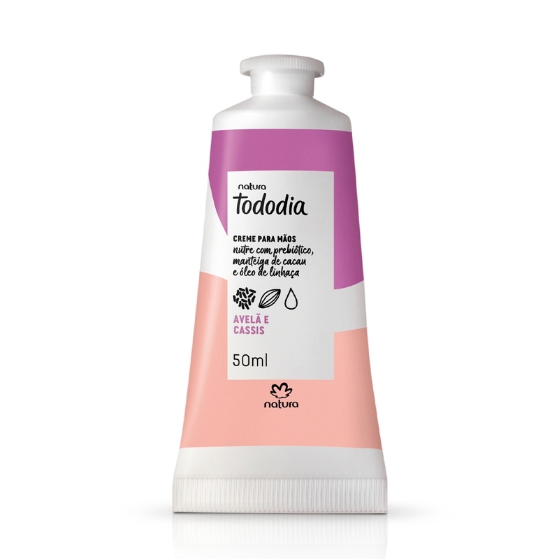 Creme nutritivo para mãos avelã e cassis