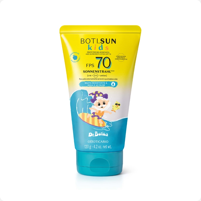 Protetor Solar Infantil  Fps70 Boti Sun Kids 120G
