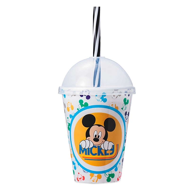 Copo com Canudo Mickey