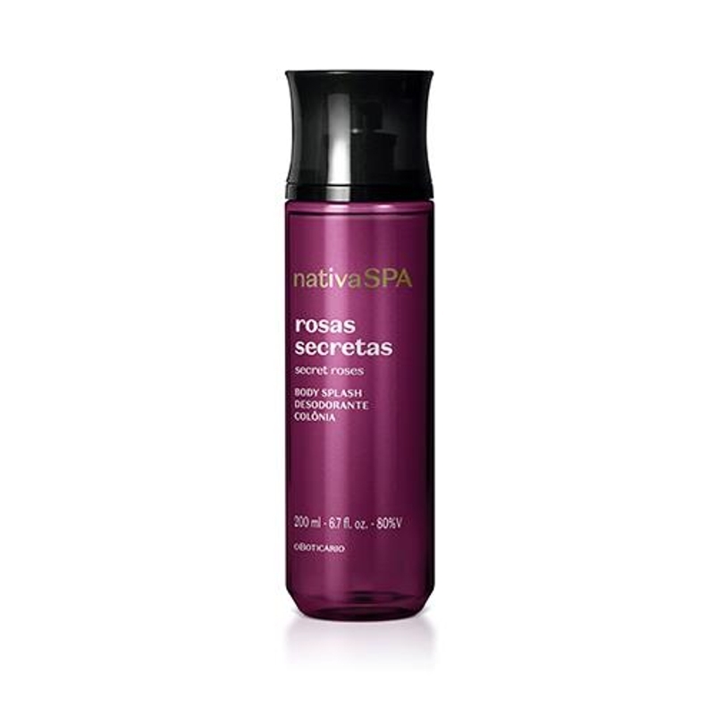 Body Splash Nativa Spa Rosas Secretas 200Ml