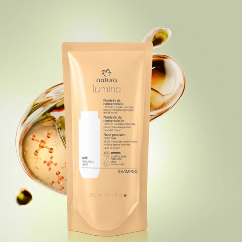 Refil Shampoo Lumina Nutrição de Nanoprecisão 300ml - foto 2
