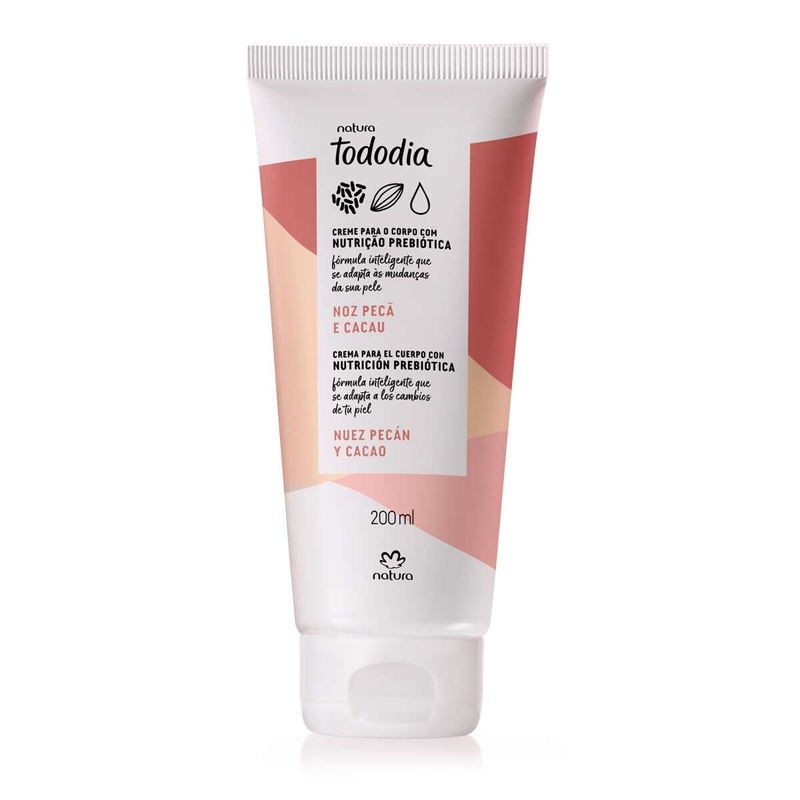 Creme desodorante nutritivo para o corpo noz pecã e cacau - 200 ml - 200 ml