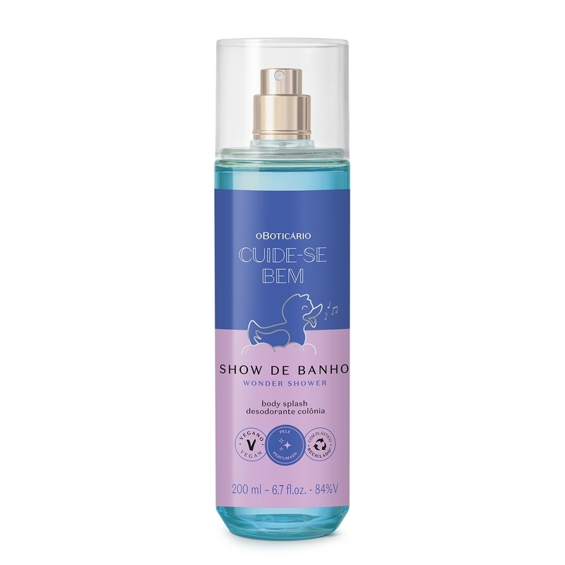 Body Splash Desodorante Colônia Cuide-Se Bem Show De Banho 200Ml