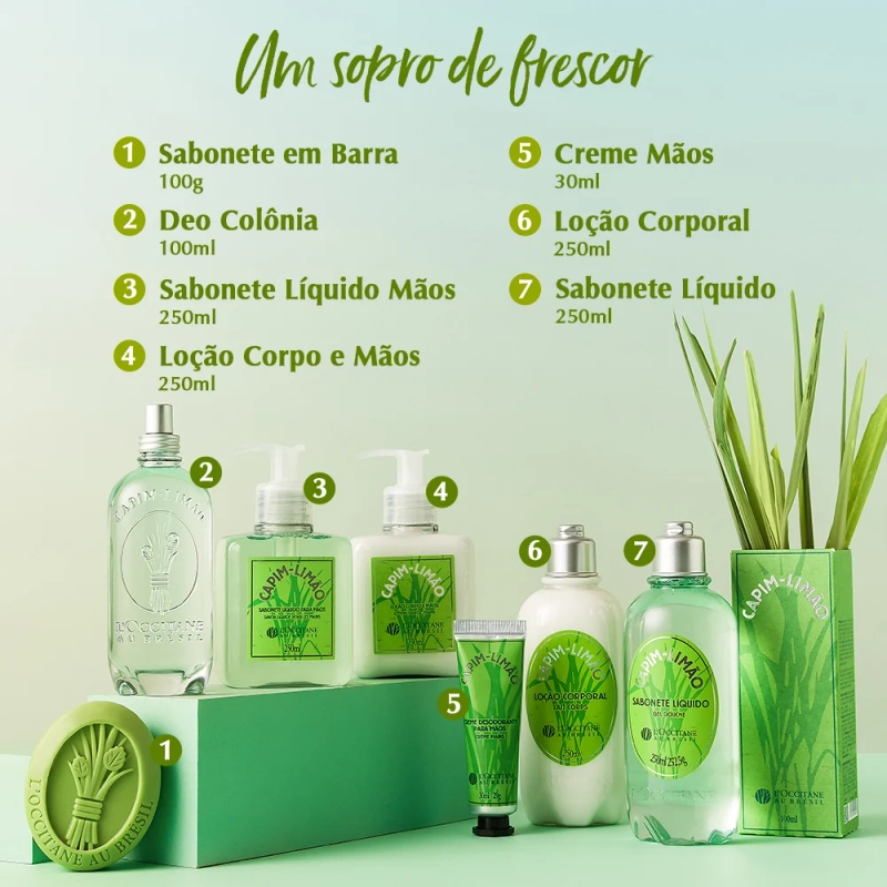 Capim-Limão - Deo Colônia 100ml - foto 5