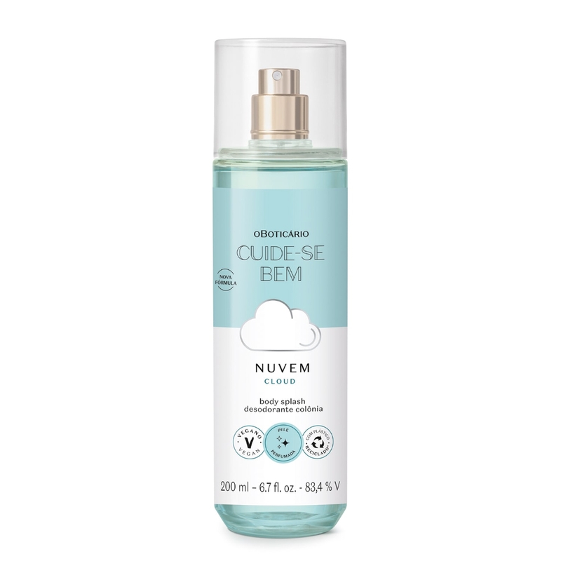 Body Splash Desodorante Colônia Cuide-se Bem Nuvem 200ml