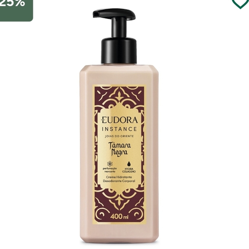 Instance Creme Hidratante Tâmara Negra 400ml