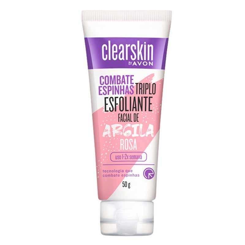 CLEARSKIN ESFOLIANTE FAC ARGILA ROSA 50G - 50 g
