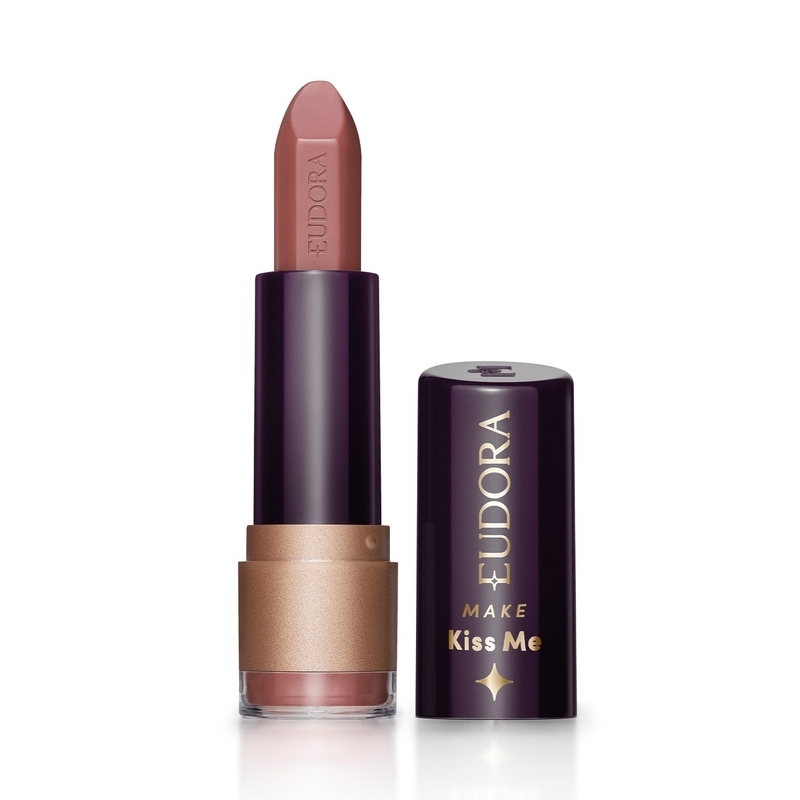 Batom Matte Nude Autoral Eudora Make Kiss Me 3,7g