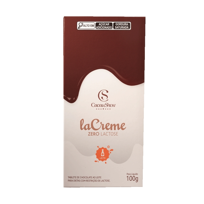 Tablete laCreme de Chocolate Zero Lactose 100g