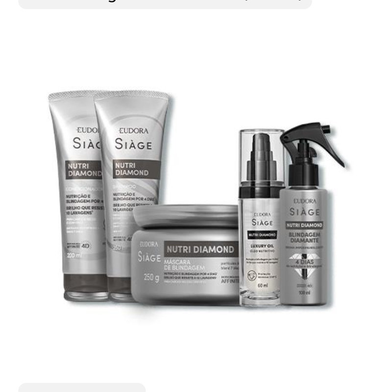 Combo Siàge Nutri Diamond (5 Itens(