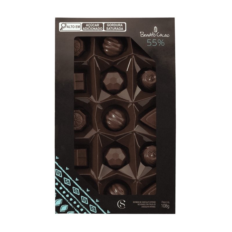 Caixa de Bombons Mini Show Bendito Cacao 108g