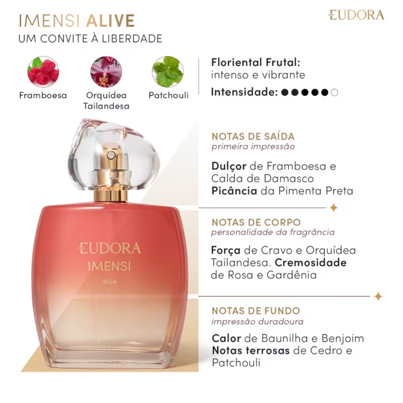Imensi Alive Desodorante Colônia 100ml - foto 3