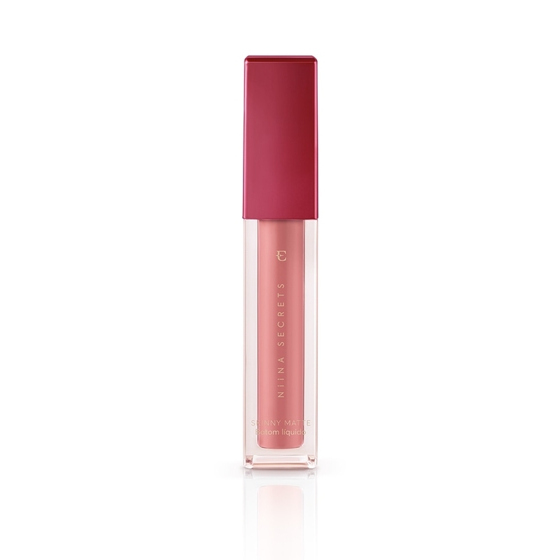 Batom Líquido Niina Secrets Skinny Matte Rose Gardênia 4Ml