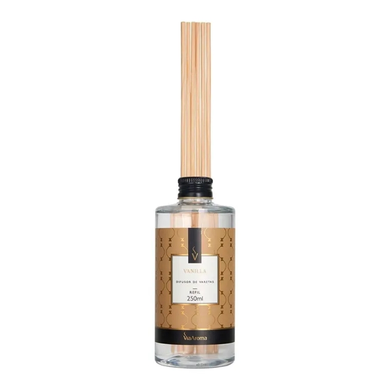Refil Difusor de Varetas Vanilla Via Aroma - 250ml
