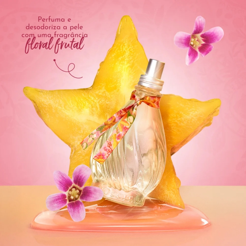 Deo Colônia Flor de Carambola 100ml