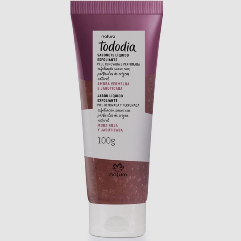 Sabonete Líquido Esfoliante Amora Vermelha