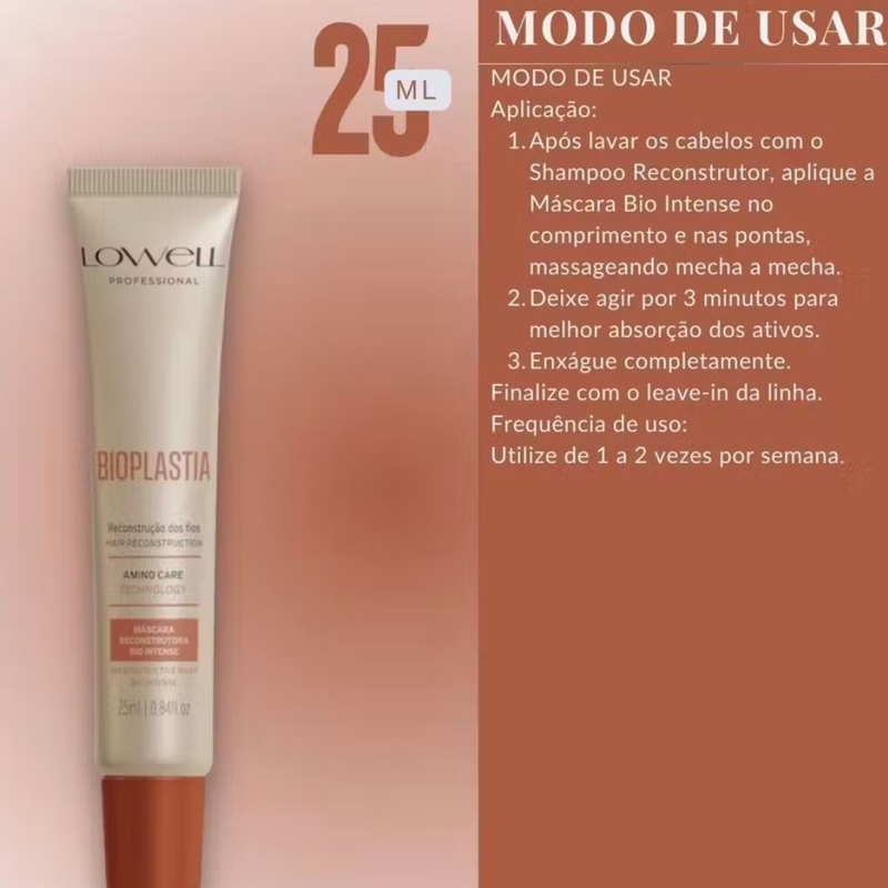 Mascara Reconstrutura Bioplastia 25ml
