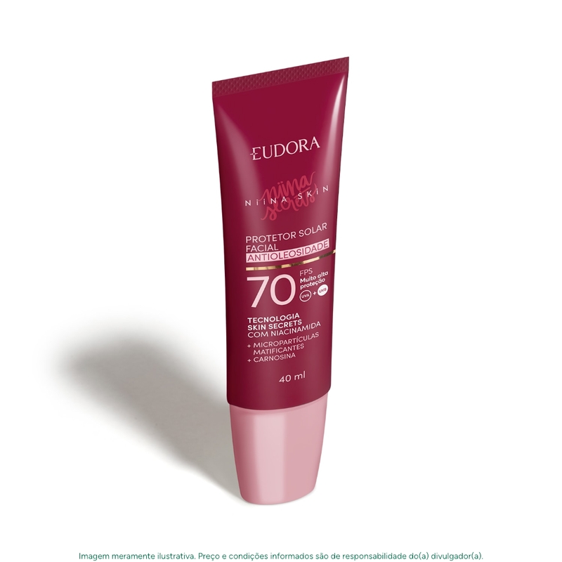 Protetor Solar Facial Antioleosidade Fps 70 Niina Skin 40Ml - foto 5