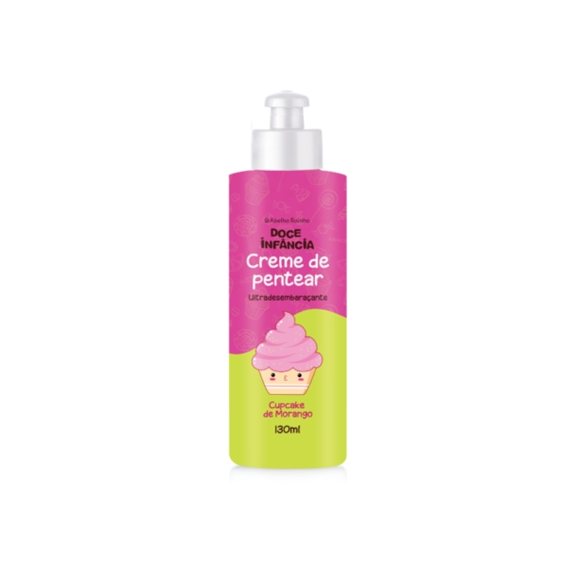 Doce Infancia Creme de Pentear Cupcake de Morango 130ml