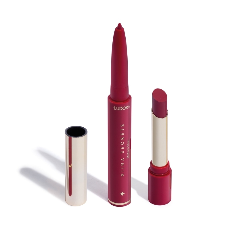Batom Rosa Duo Perfect Match Niina Secrets 1,65G