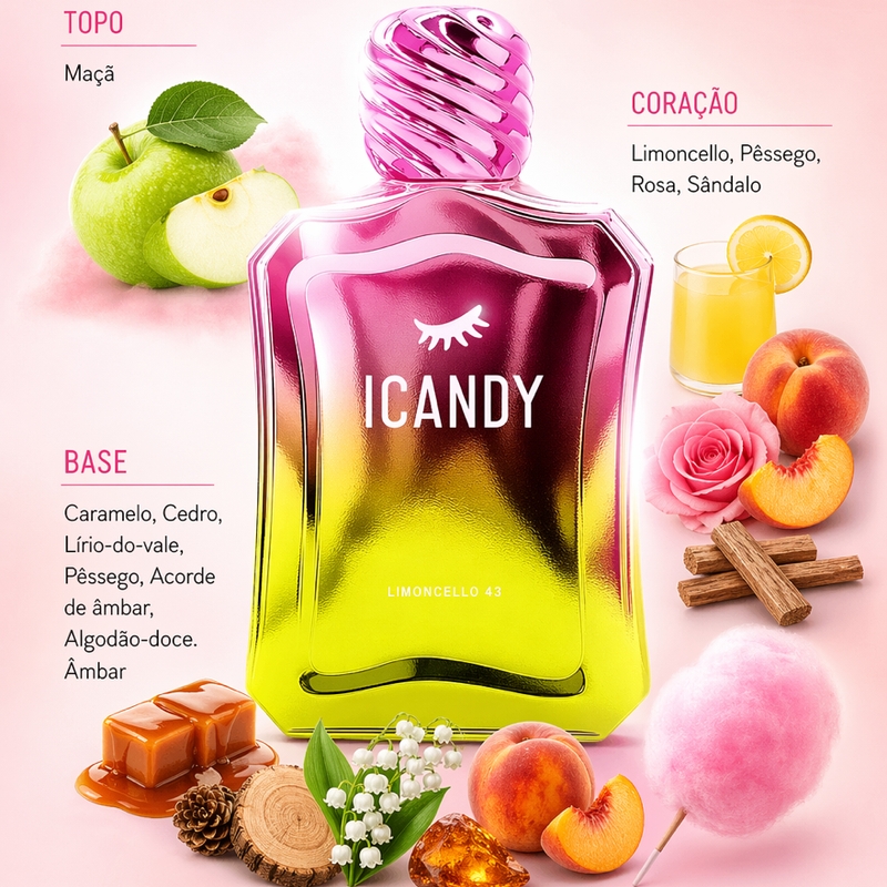 Colônia ICANDY LIMONCELLO 43 100ML