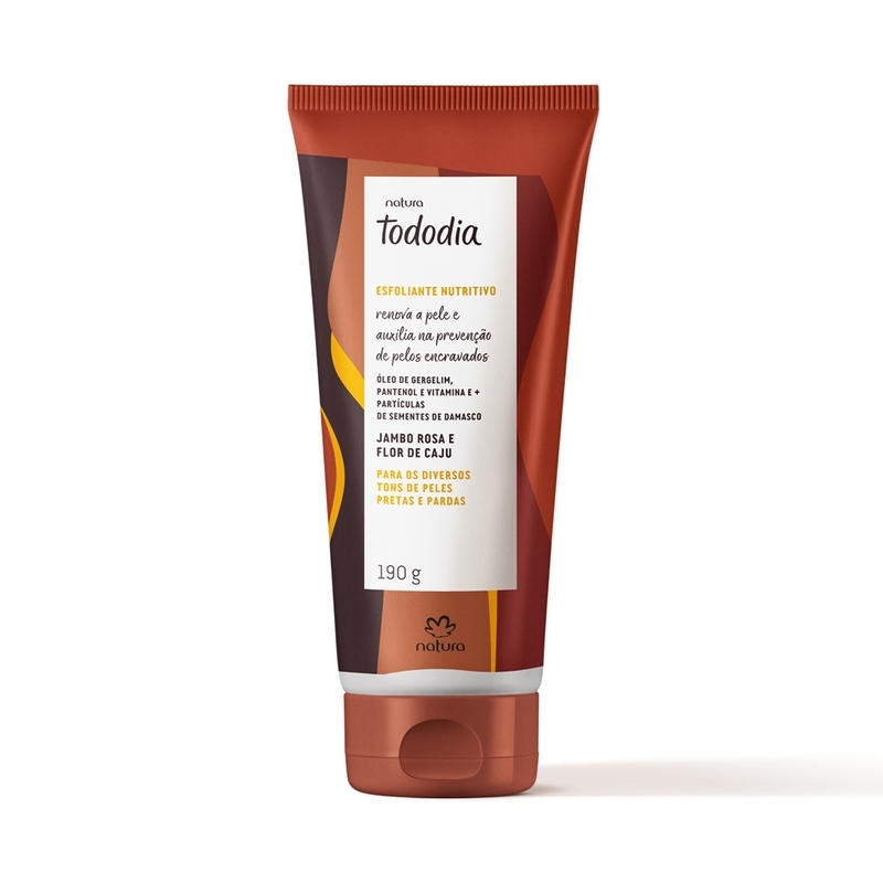 Esfoliante nutritivo jambo rosa e flor de caju