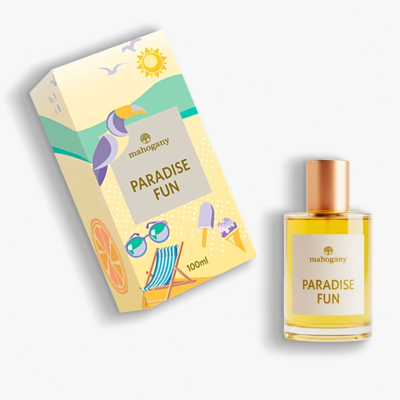 Fragrância Desodorante Corporal Paradise Fun 100 ml - Infantil