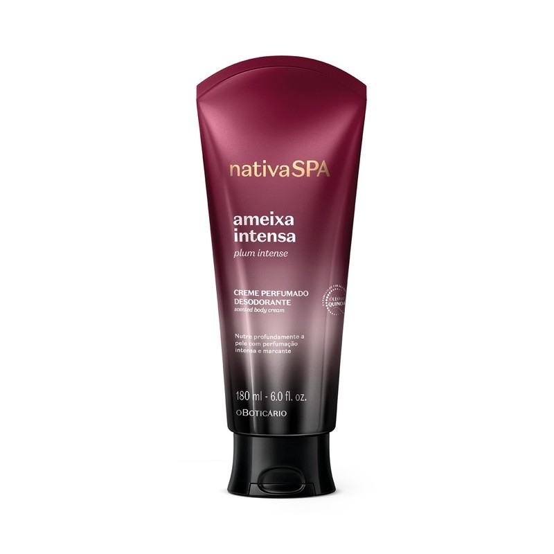 Creme Perfumado Hidratante Desodorante Corporal Nativa Spa Ameixa Intensa 180ml