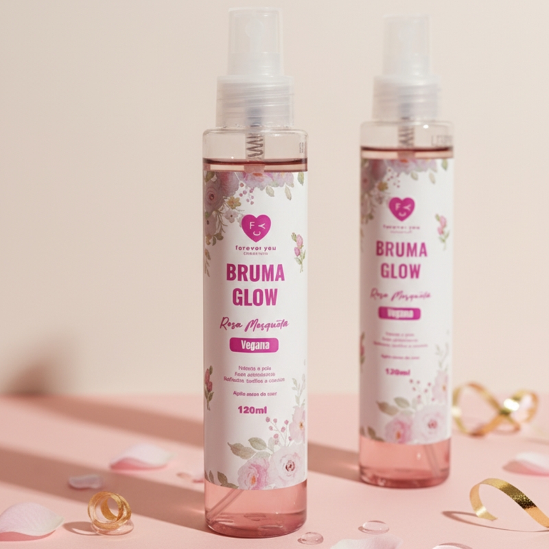 BRUMA VEGANA GLOW ROSA MOSQUETA FOREVER YOU - foto 5
