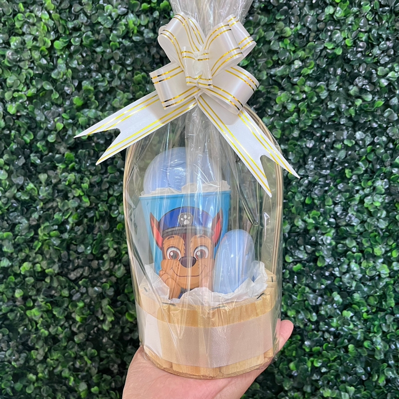 Presente Chase Patrulha Canina (Copo + 2 Sabonetes Dr Botica O Boticário)
