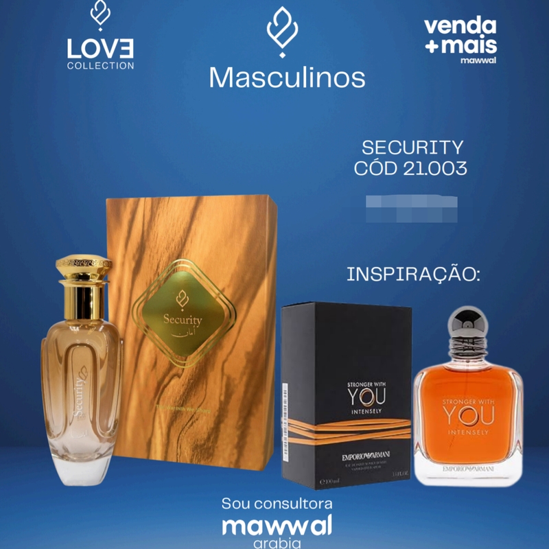 Perfume Security Mawwal Masculino 100ml