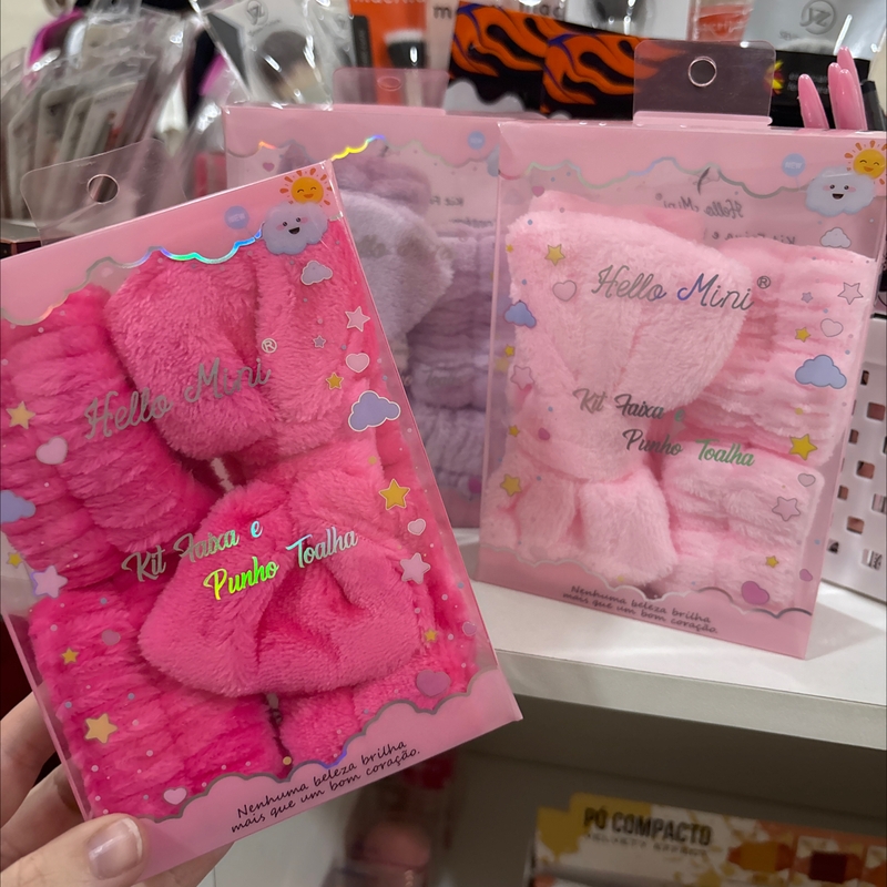 Kit Faixa Hello Mini Pelucia