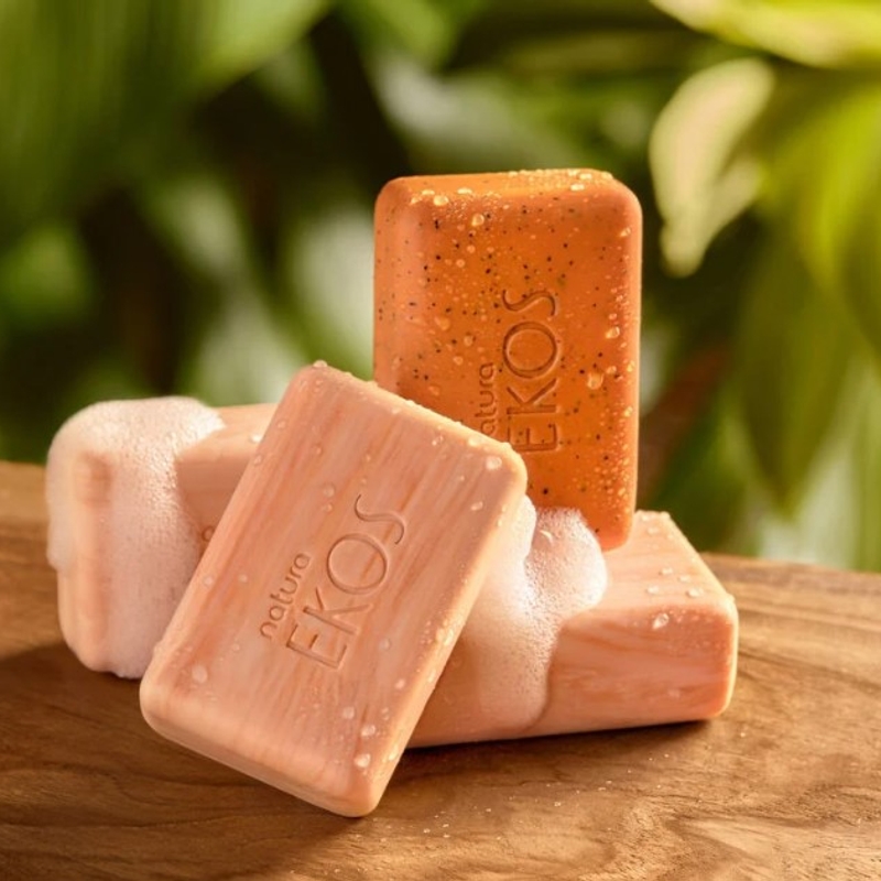 Sabonete em Barra Ekos Pitanga Cremosos e Esfoliante 4x100g - foto 3