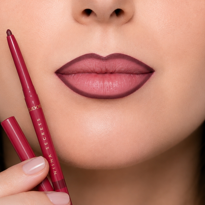 Lapiseira Labial Niina Secrets Soft Petals Marrom Aveludado 1,2G