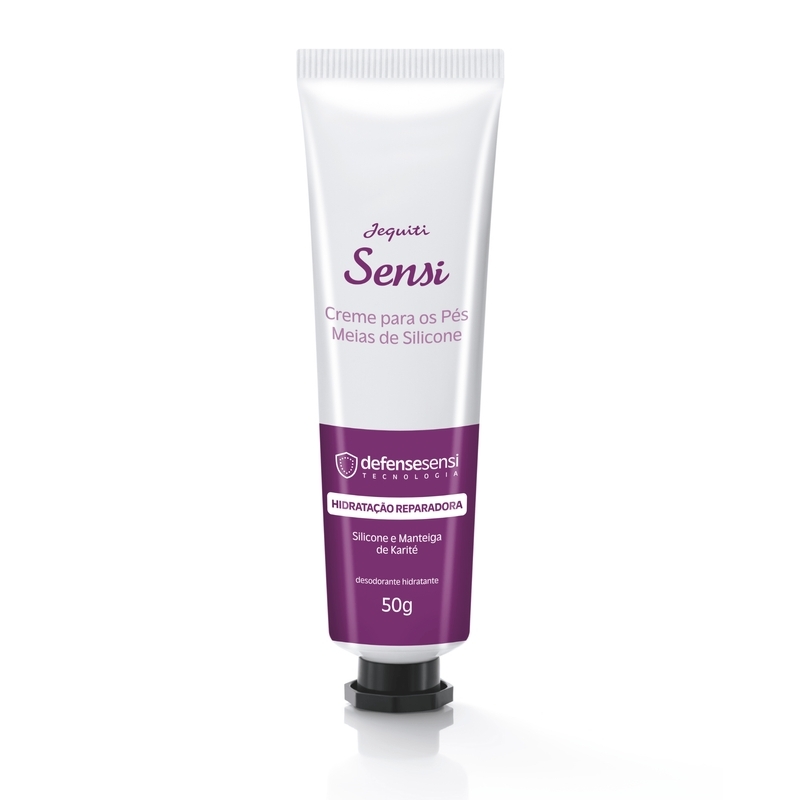 Creme Hidratante Para Os Pés Sensi Meias De Silicone, 50g 50 g