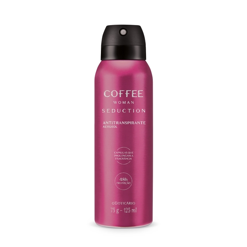 Desodorante Antitranspirante Aerosol Coffee Woman Seduction 75G/125Ml