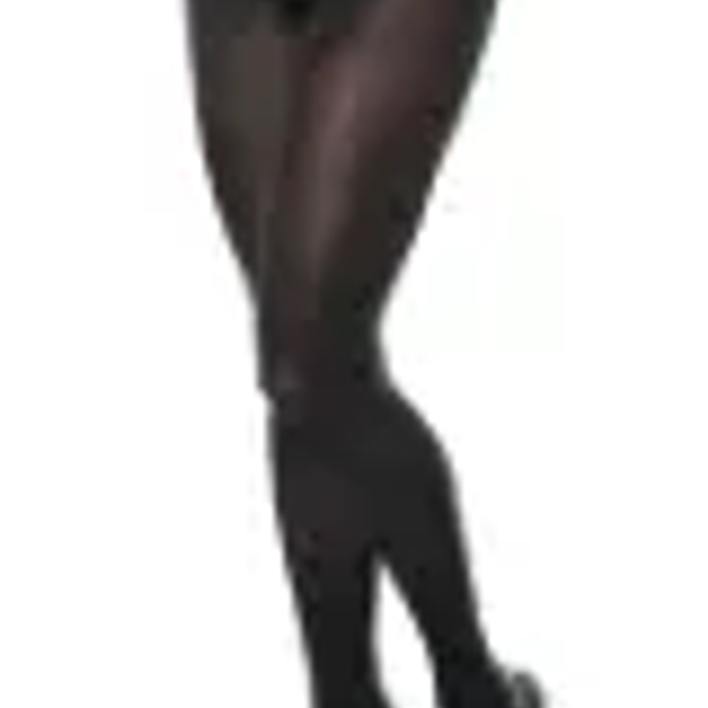 DeMillus Dantelle Meia Calça Elastano Fio 80 GR - Preto