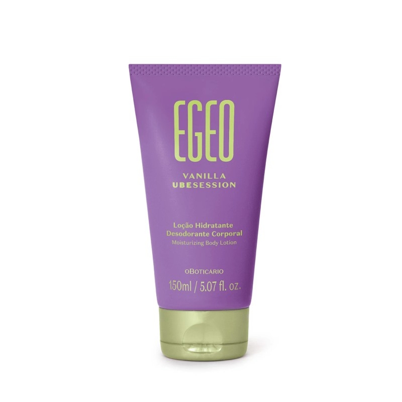 Loção Desodorante Hidratante Corporal Egeo Vanilla Ubesession 150ml