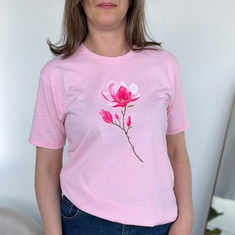 T-shirt Flor Pink