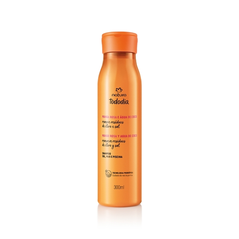 Shampoo Sol, Mar e Piscina Manga Rosa e Água de Coco Tododia 300ml - 300 ml