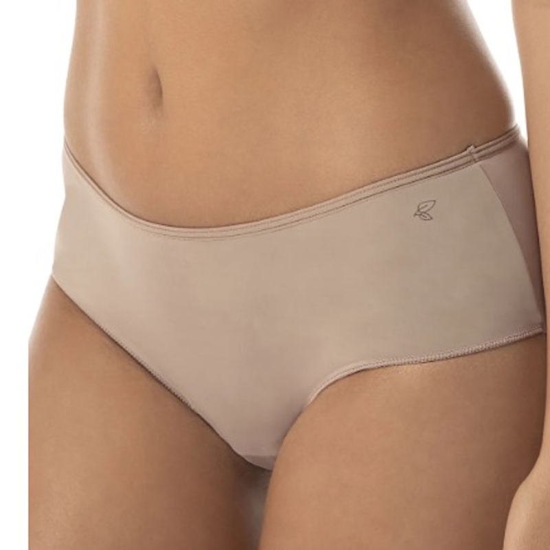 DeMillus Calcinha Calça Boyshort Lieve ME - Bege Rosado