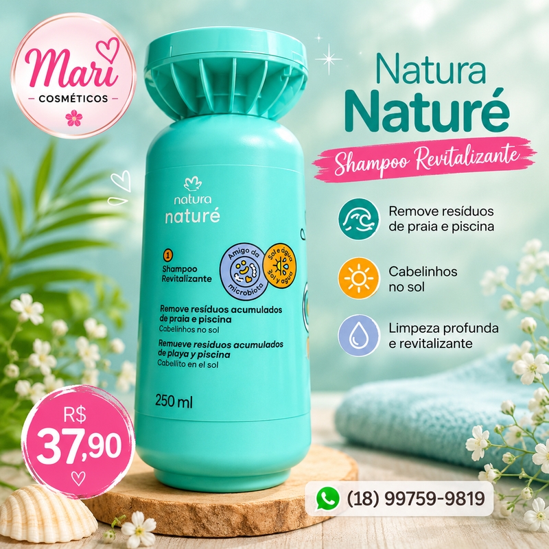 Shampoo Revitalizante De Praia E Piscina