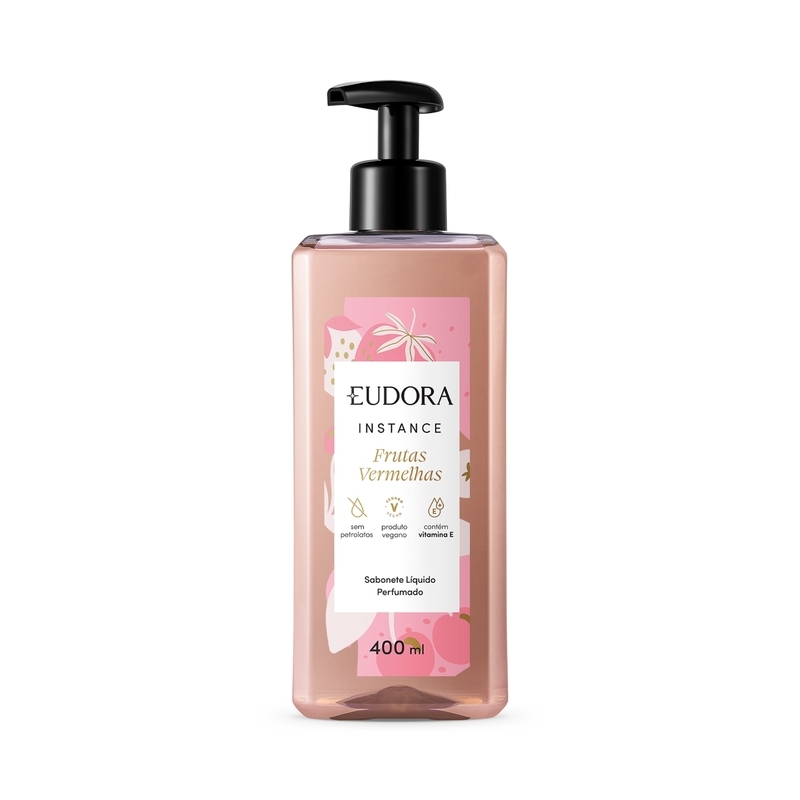 Sabonete Líquido Perfumado Instance Frutas Vermelhas 400Ml