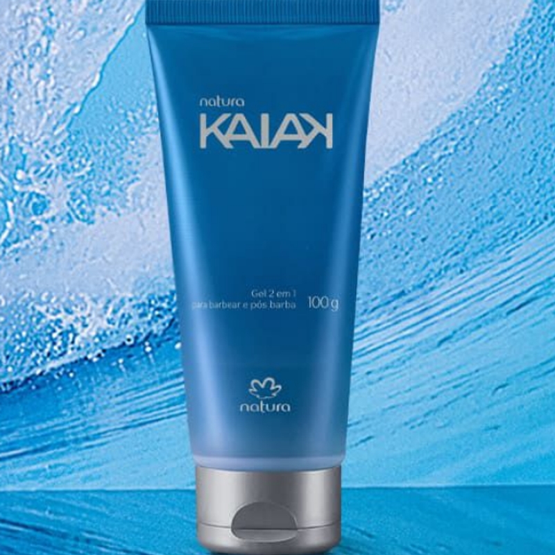 Gel 2 em 1 para barbear e pós barba kaiak - foto 2