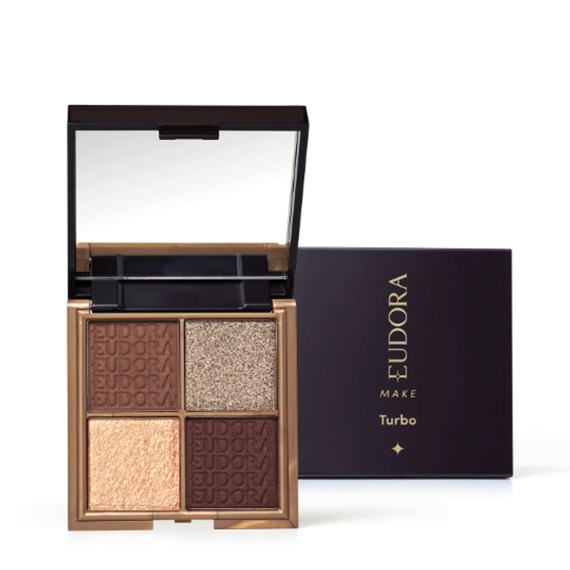Paleta de Sombras Quarteto Turbo Eudora Make 8g